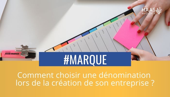 Le choix de la denomination d une entreprise