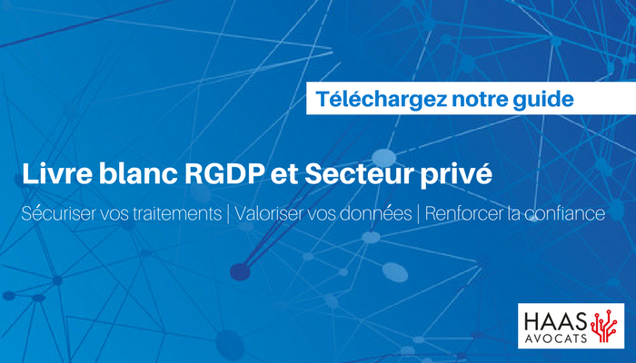 Livre blanc RGPD et secteur privé