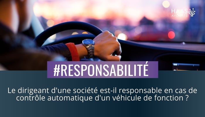 Responsabilite dirigeant et controle automatique