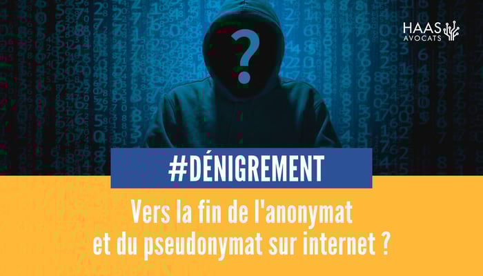 anonymat et pseudonymat sur internet